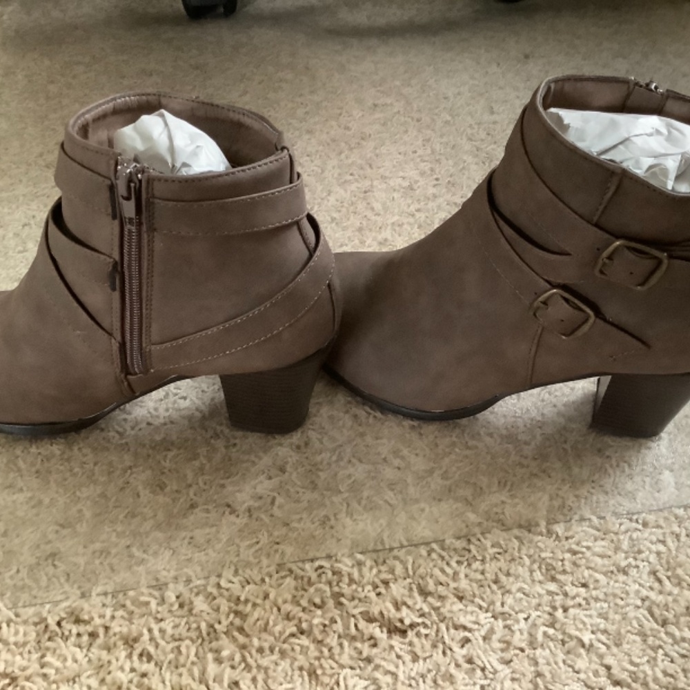 Brown Booties - Picture 2 of 2